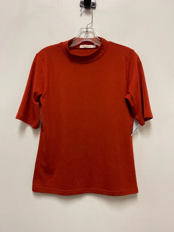 Top 3/4 Sleeve By Clothes Mentor In Orange, Size: M