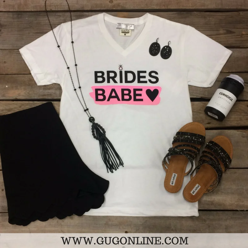 Bride's Babe Short Sleeve Tee Shirt