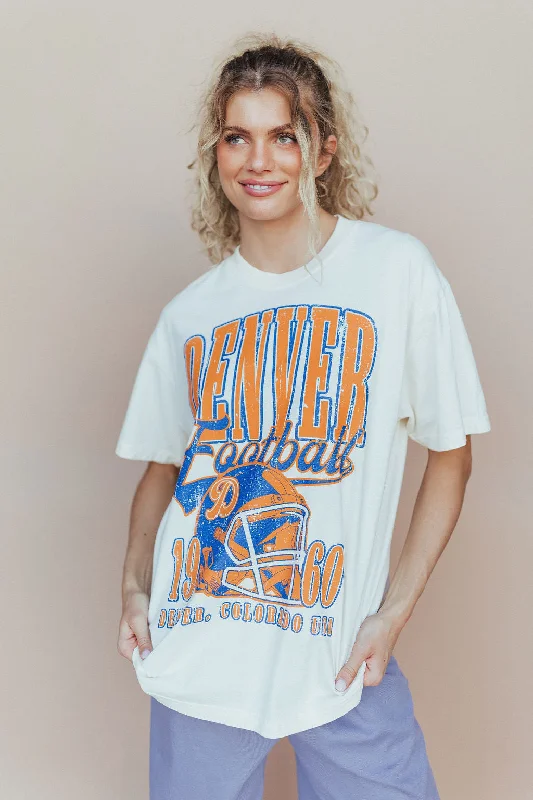 Denver Football Oversized Tee