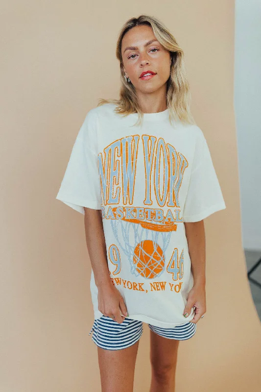 New York Basketball Oversized Tee