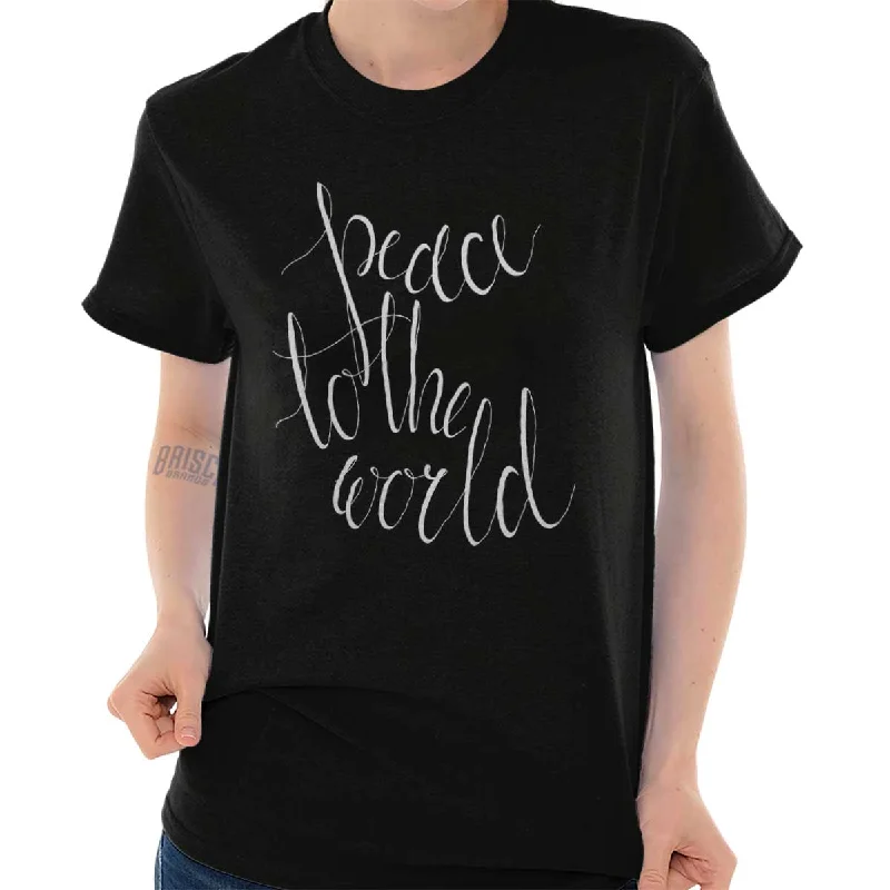 Peace To The World T Shirt