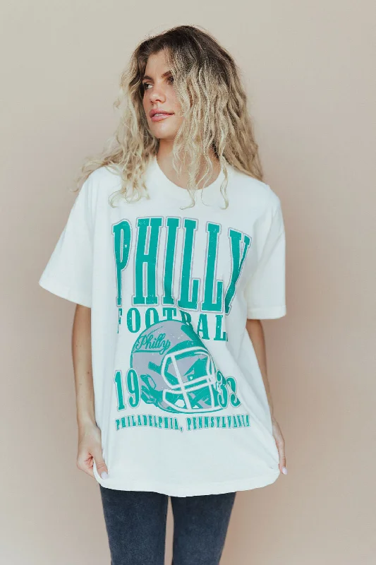 Philly Football Oversized Tee