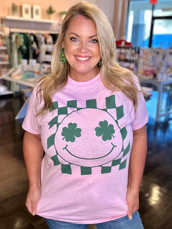 St. Patrick's Day Pink Smile T-Shirt