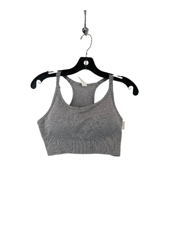 Athletic Bra By 90 Degrees By Reflex In Grey, Size: L