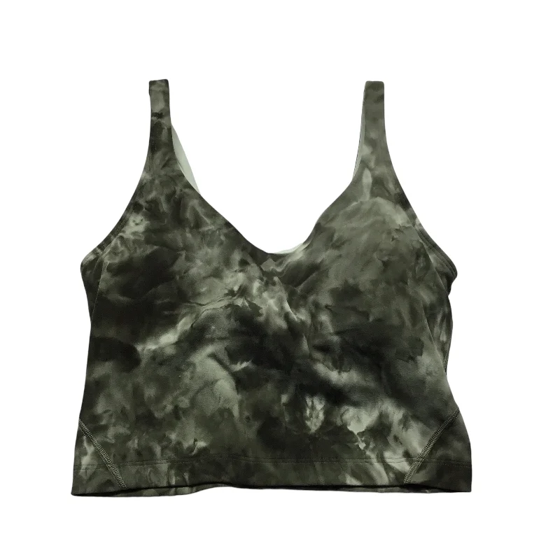 Athletic Bra By Lululemon In Tie Dye Print, Size: 4