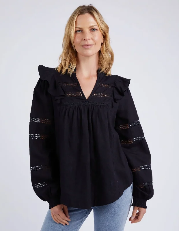 Elm Bonnie Blouse Black