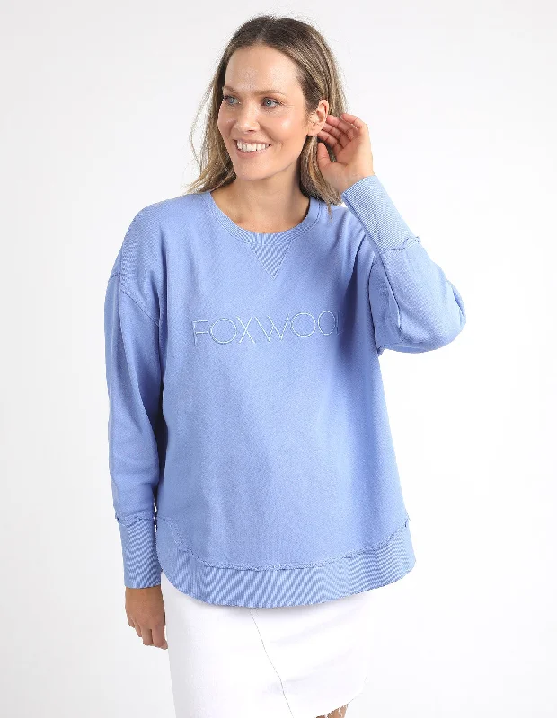 Foxwood Neon Simplified Crew Neon Blue