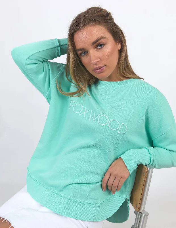 Foxwood Neon Simplified Crew Neon Mint