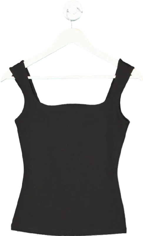 H&M Black Sleeveless Top UK XS