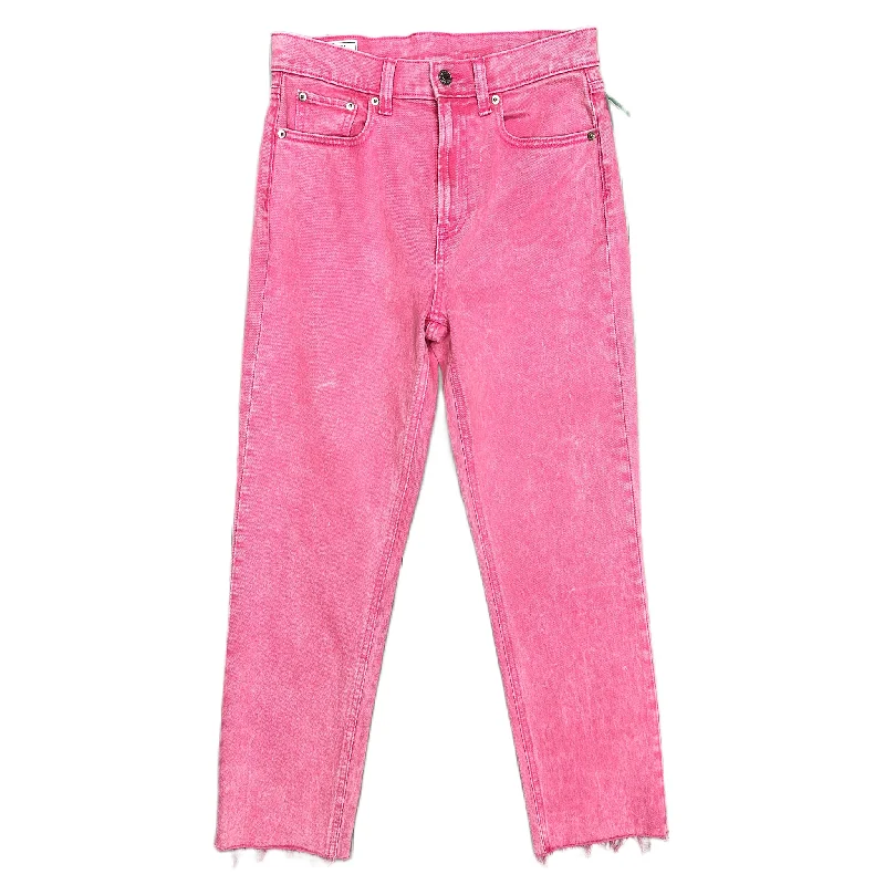 Jeans Straight By Gap In Pink, Size: 6