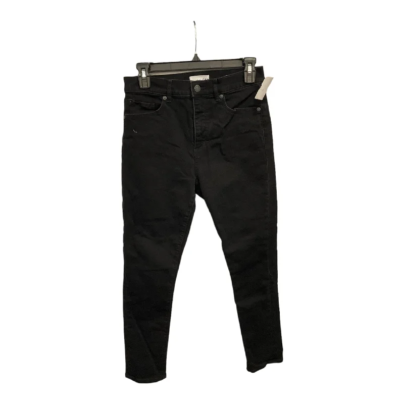 Jeans Straight By Loft In Black, Size: 6