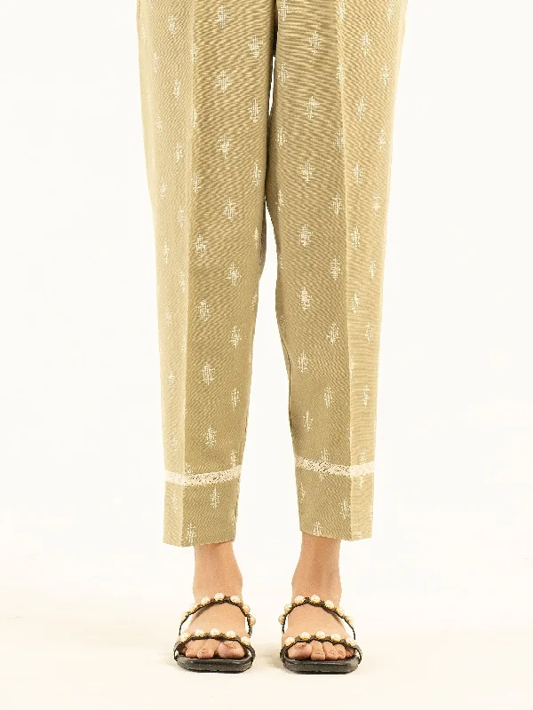 Laced Khaddar Trousers