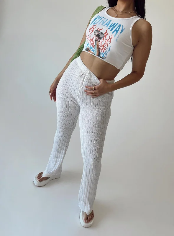 Santorini Knit Pant Ivory