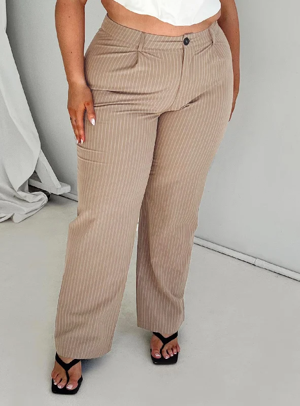 Titius Pants Beige Curve