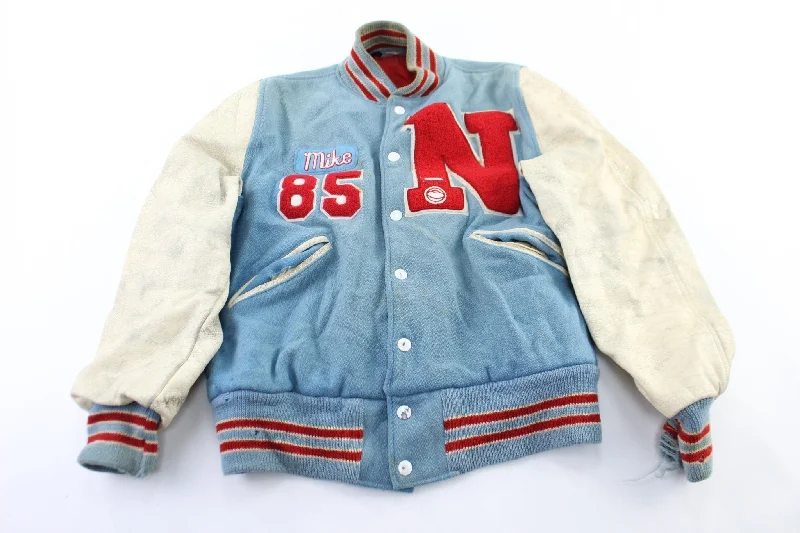 1985 Newman Cardinal Embroidered Varsity Jacket