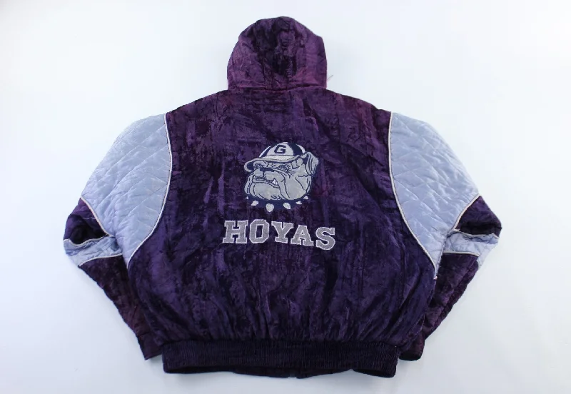 90's Georgetown Hoyas Embroidered Zip Up Jacket