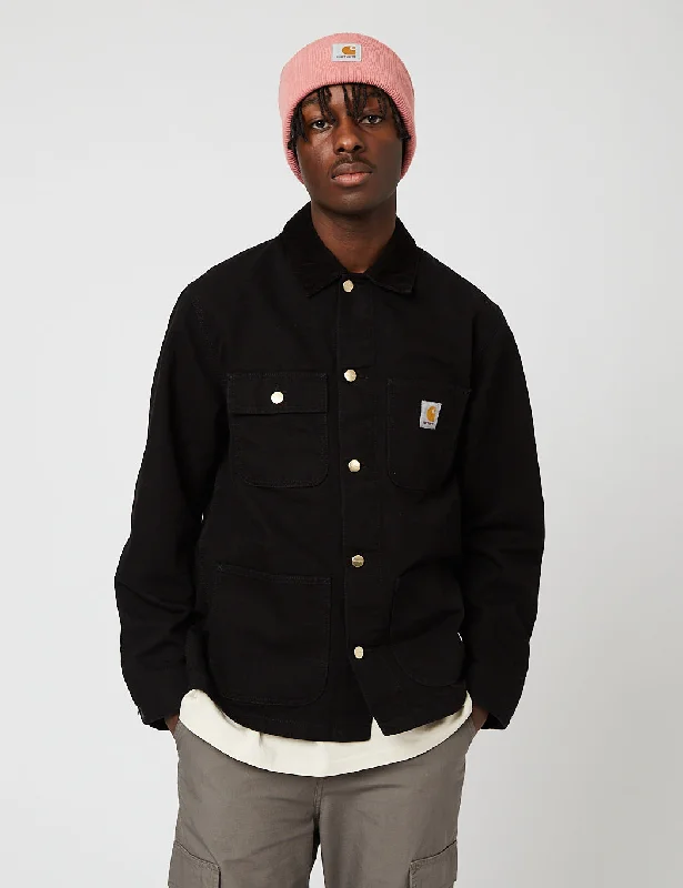 Carhartt-WIP Michigan Coat (Organic Cotton, 12 oz) - Black/Black