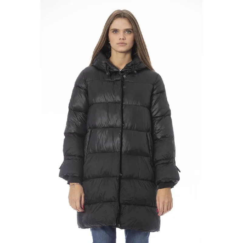 Black Nylon Women Jacket