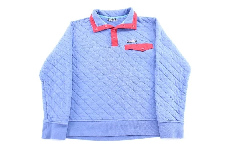 Patagonia Organic Cotton Red & Blue Pullover