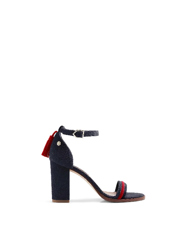 Daisy - Navy & Red