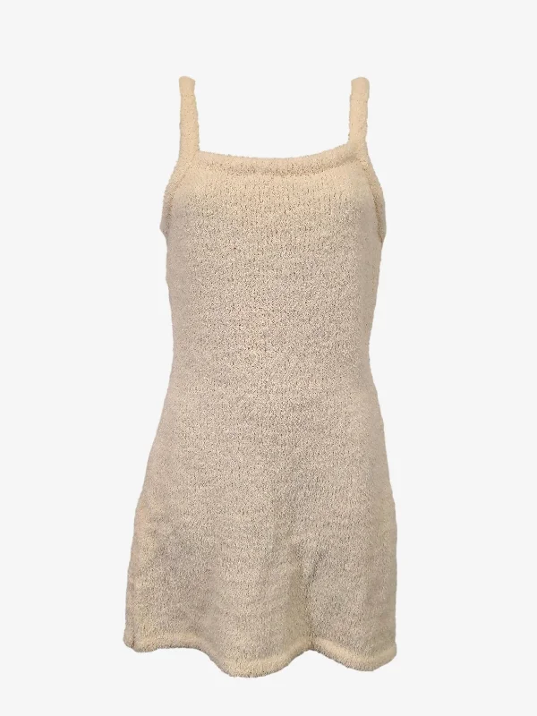 Sabo Vanilla Boucle Stretch Fitted Mini Dress Size M