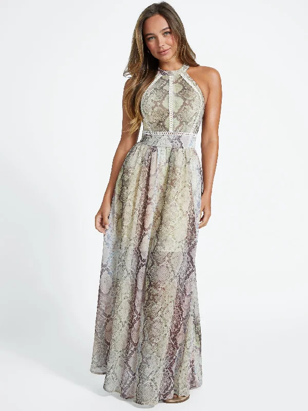 Vira Printed Maxi Dress