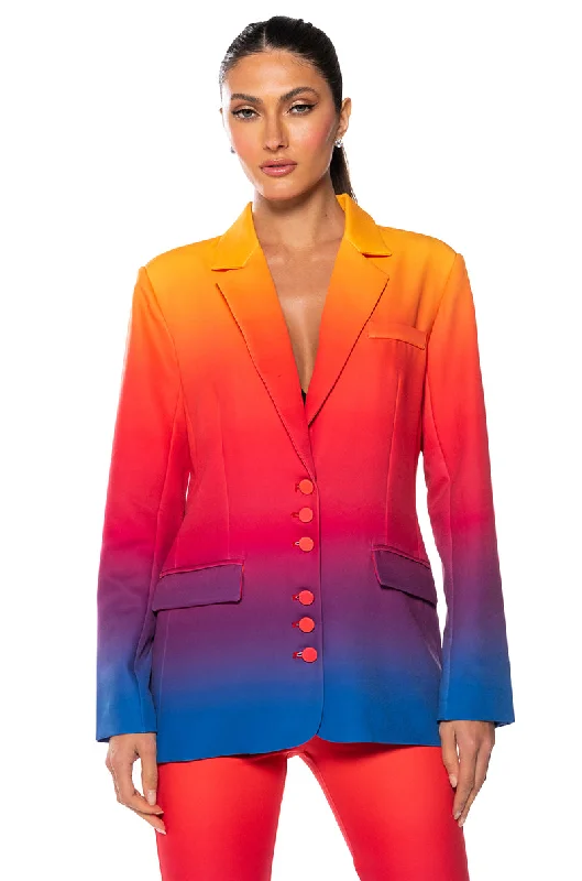 SUNSET IN PARADISE OMBRE BLAZER