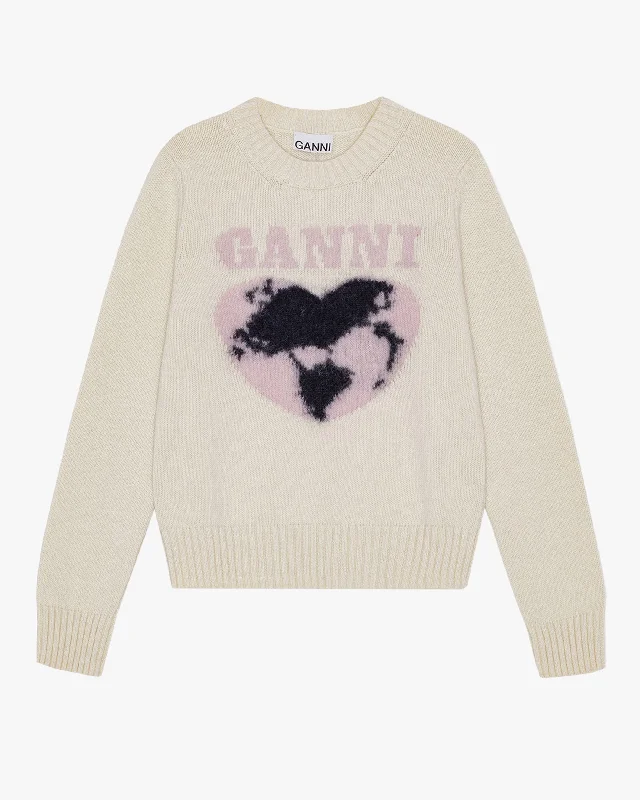 Graphic Soft Wool Mix Sweater